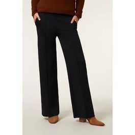 Miss etam wide leg pantalon mia zwart