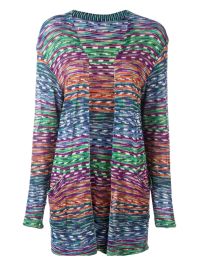 Missoni pre-owned 2000s gebreid vest met open voorkant - blauw