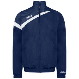 Mitre logo polarize heren regenjas navy/wit