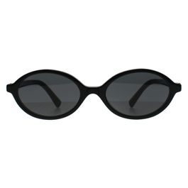 Miu miu mu04zs 1ab5s0 zwarte donkergrijze zonnebril