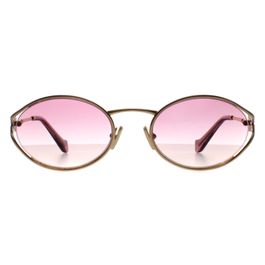Miu miu mu52ys 5ak06s goud bruin gradiënt violet zonnebril
