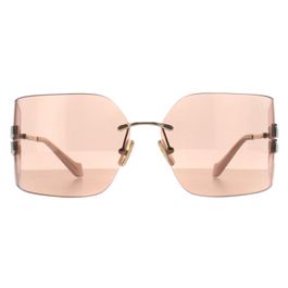 Miu miu mu54ys zvn20f lichtgoudroze spiegelzonnebril