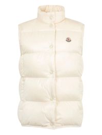 Moncler badia gilet - wit