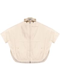 Moncler grenoble cape met print - beige