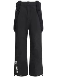 Moncler grenoble gewatteerde gore-tex® skibroek - zwart