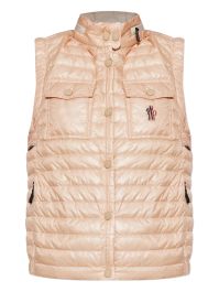 Moncler grenoble gumiane gilet - roze