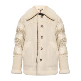 Moncler, heren, sport, beige, maat: xl leer,