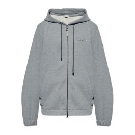 Moncler, heren, sweatshirts & hoodies, grijs, maat: 2xl katoen,