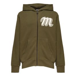 Moncler, heren, sweatshirts & hoodies, groen, maat: s katoen,