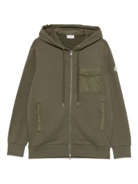 Moncler hoodie met rits - groen