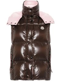 Moncler luzule gilet - bruin