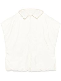 Moncler mantella poncho - wit