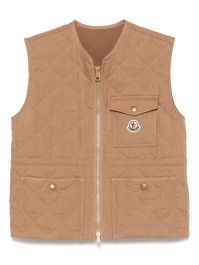 Moncler vigny gilet - bruin