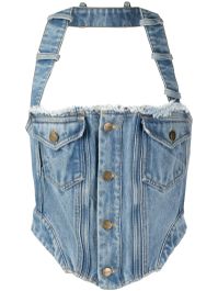 Monse denim korset - blauw