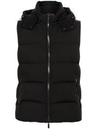 Moorer bodywarmer met rits - zwart