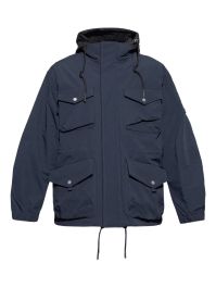 Moose knuckles jas met zak - blauw