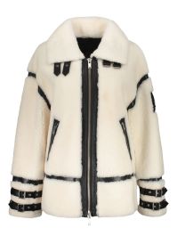 Moose knuckles lammy coat - wit