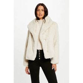 Vintage Faux Bontjas voor Dames – Luxe Herfst/Winterjas met Riem Vintage Faux Bontjas voor Dames – Luxe Herfst/Winterjas met Riem
