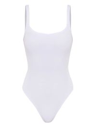 Moschino body met vierkante hals - wit