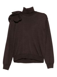 Moschino coltrui met strikdetail - bruin