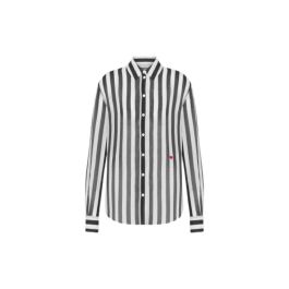 Moschino, dames, blouses & shirts, wit, maat: m katoen,