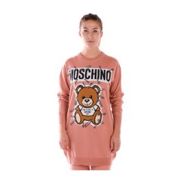 Moschino, dames, sweatshirts & hoodies, roze, maat: m