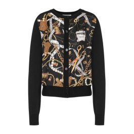 Moschino, dames, truien, veelkleurig, maat: s zijde,