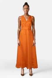 Moschino dress orange orange maat: 40 | midi jurken outlet | dames | oranje