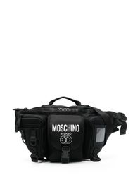 Moschino heuptas met meerdere zakken - zwart