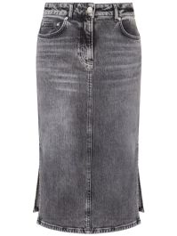 Moschino jeans denim rok - grijs