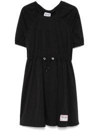 Moschino jeans popeline midi-jurk - zwart