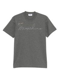 Moschino kenmerkend t-shirt - grijs