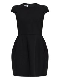 Moschino midi-jurk met kapmouwen - zwart