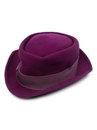Moschino pre-owned 2000s wollen hoed - paars