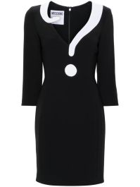 Moschino twill mini-jurk - zwart