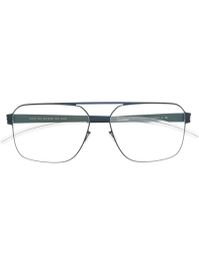 Mykita bril met piloten montuur - grijs