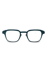 Mykita bril met rechthoekig montuur - groen