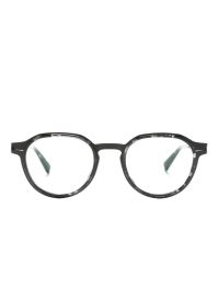 Mykita bril met rond montuur - zwart
