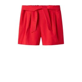 Name it kids casual short met linnen rood korte broek meisjes katoen effen - maat 158