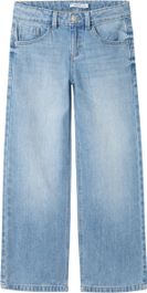 Name it nkfrose wide jeans 5529-be noos meisjes jeans - light blue bleached denim