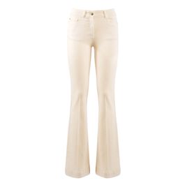 Nenette • flared jeans in licht beige • w33