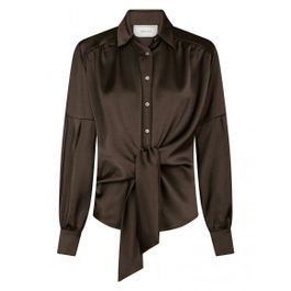 Neo noir - bruin | dames | blouse | bruin | 42 | regular | kamst mode