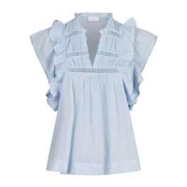 Neo noir, dames, blouses & shirts, blauw, maat: s voile,