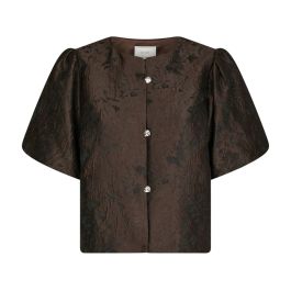 Neo noir, dames, blouses & shirts, bruin, maat: l
