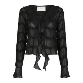 Neo noir, dames, blouses & shirts, zwart, maat: s