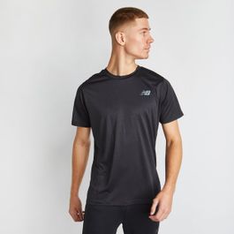 Zwarte New balance tenacity tee - black heather