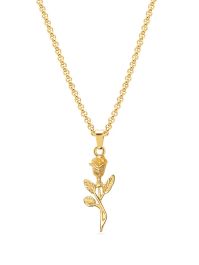 Nialaya jewelry halsketting met hanger - goud