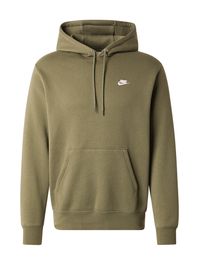 Nike - club basketball pull-over hoodie - hoodie maat l, olijfgroen