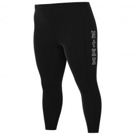 Nike - women's dri-fit epic fast mid-rise 7/8 leggings - hardlooplegging maat xl, zwart