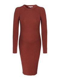 Noppies gebreide jurk 'vena'  roestrood